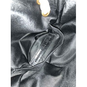 Balenciaga WOMEN'S MONACO MEDIUM CHAIN BAG IN BLACK gold Bags