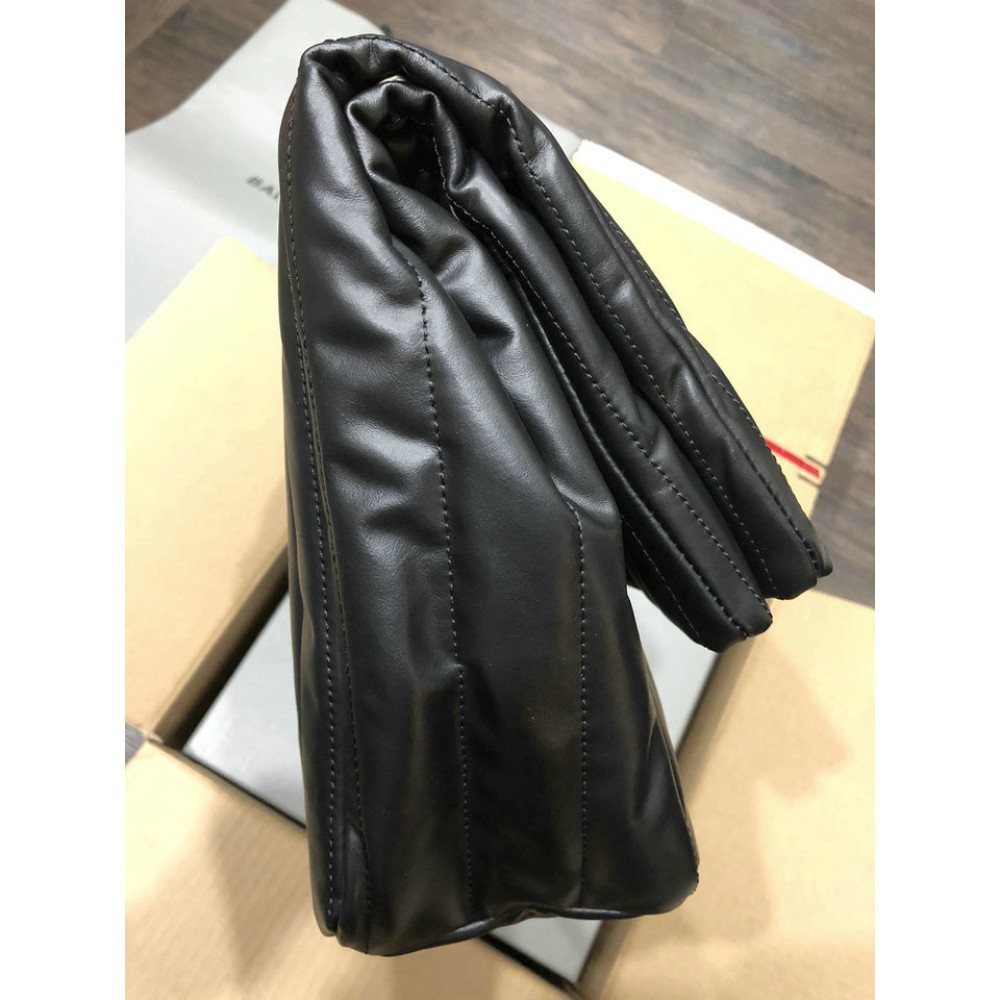 Balenciaga MONACO MEDIUM CHAIN BAG QUILTED IN black 32.5x22x9.9cm Bags