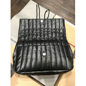 Balenciaga MONACO MEDIUM CHAIN BAG QUILTED IN black 32.5x22x9.9cm Bags