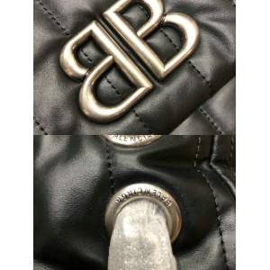 Balenciaga MONACO MEDIUM CHAIN BAG QUILTED IN black 32.5x22x9.9cm Bags