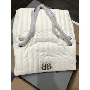 Balenciaga MONACO MEDIUM CHAIN BAG QUILTED IN OFF WHITE 32.5x22x9.9cm Bags