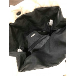 Balenciaga MONACO MEDIUM CHAIN BAG QUILTED IN OFF WHITE 32.5x22x9.9cm Bags