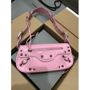 Balenciaga LE CAGOLE SMALL SLING BAG IN pink 30x 14 x 4.5cm Bags