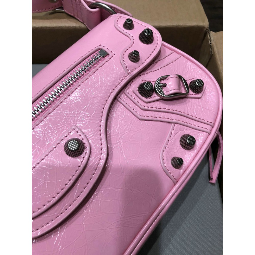 Balenciaga LE CAGOLE SMALL SLING BAG IN pink 30x 14 x 4.5cm Bags