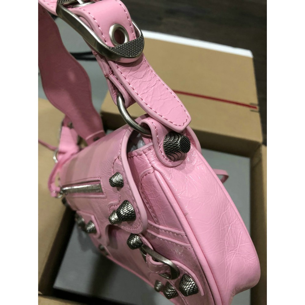 Balenciaga LE CAGOLE SMALL SLING BAG IN pink 30x 14 x 4.5cm Bags
