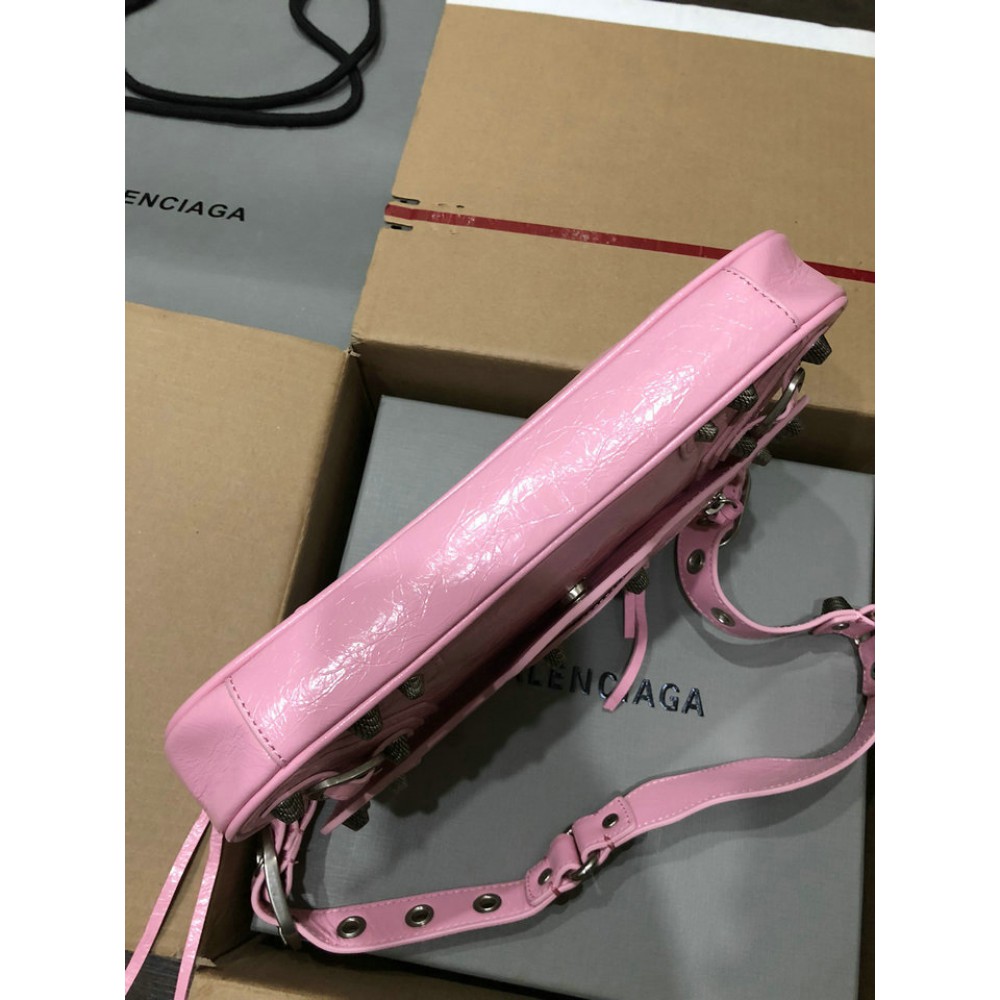 Balenciaga LE CAGOLE SMALL SLING BAG IN pink 30x 14 x 4.5cm Bags