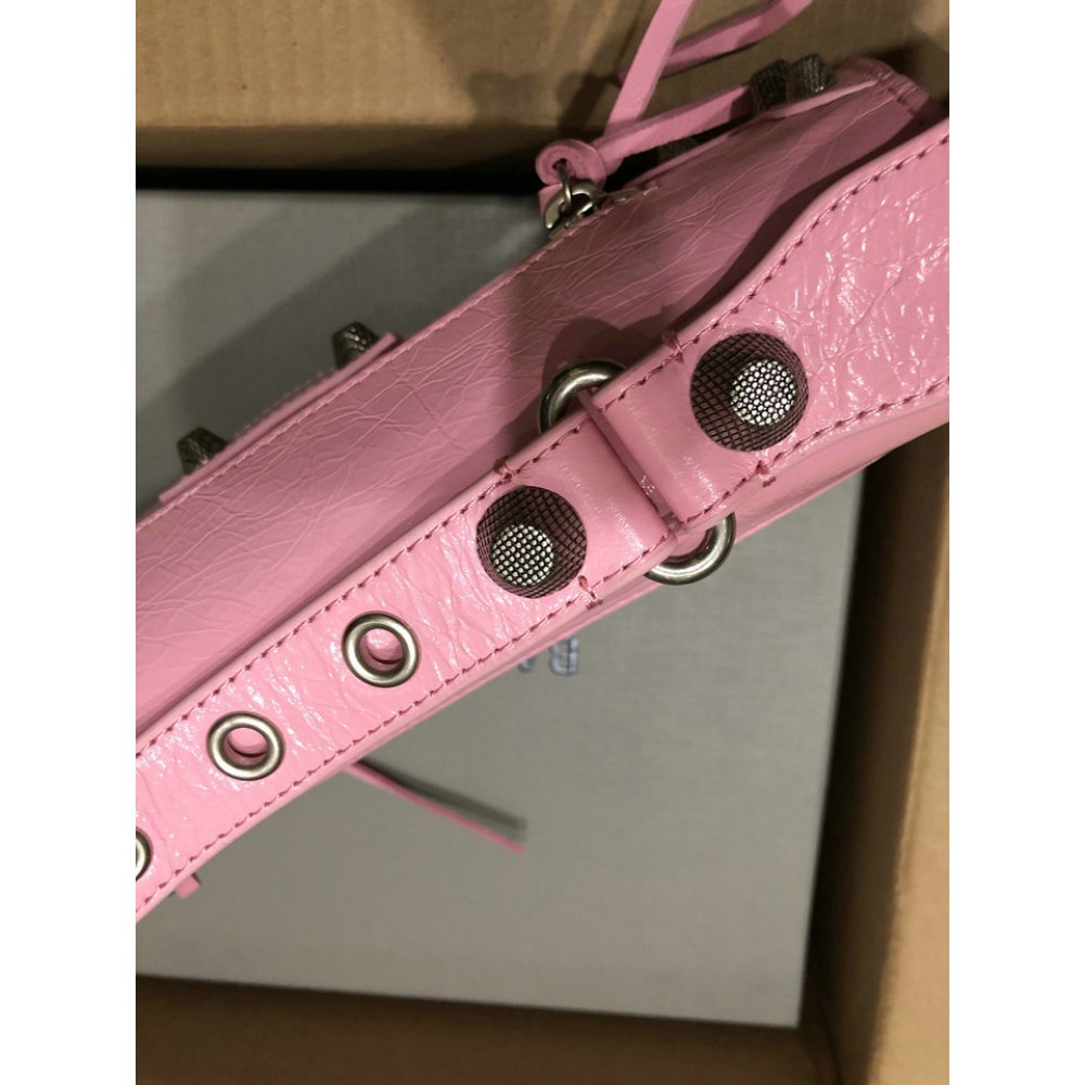 Balenciaga LE CAGOLE SMALL SLING BAG IN pink 30x 14 x 4.5cm Bags