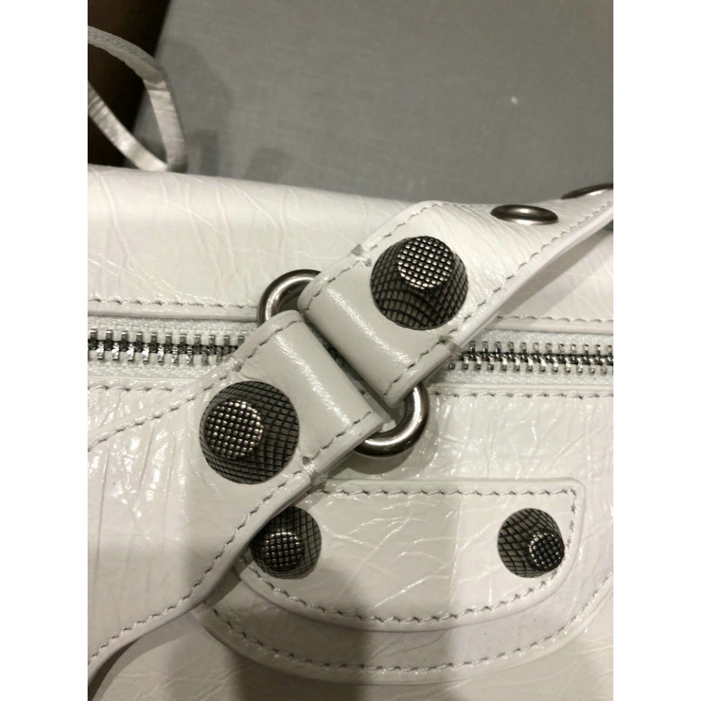 Balenciaga LE CAGOLE SMALL SLING BAG IN white 30x 14 x 4.5cm Bags