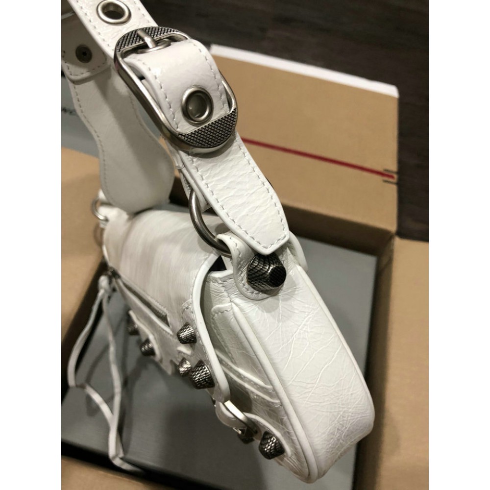 Balenciaga LE CAGOLE SMALL SLING BAG IN white 30x 14 x 4.5cm Bags