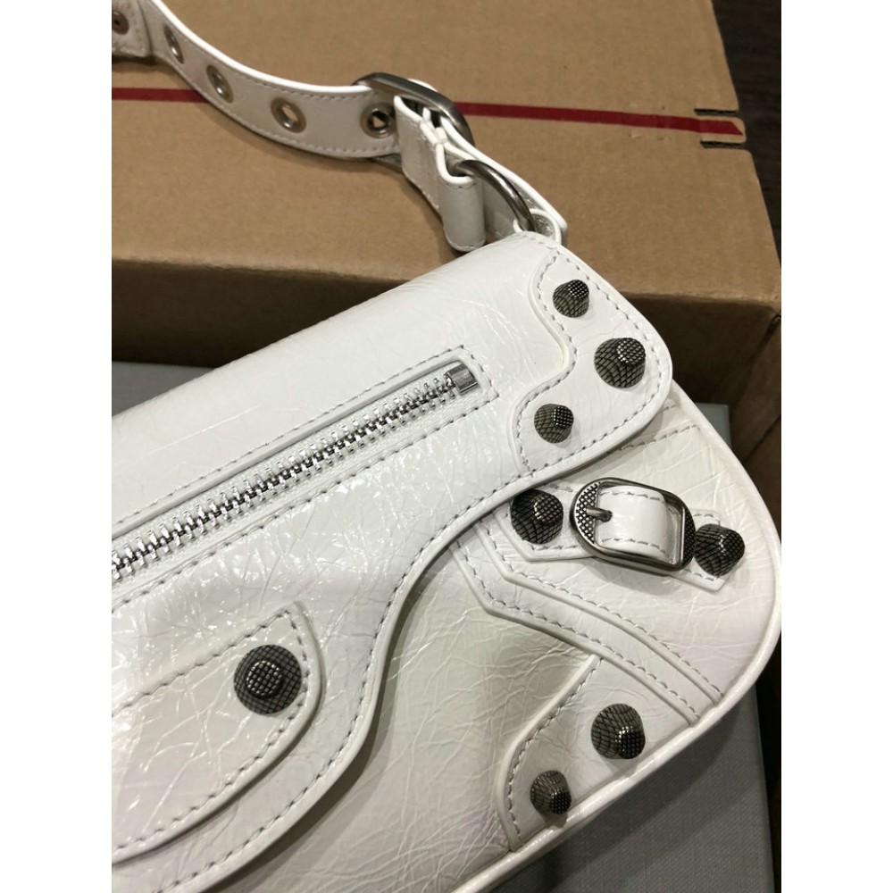 Balenciaga LE CAGOLE SMALL SLING BAG IN white 30x 14 x 4.5cm Bags