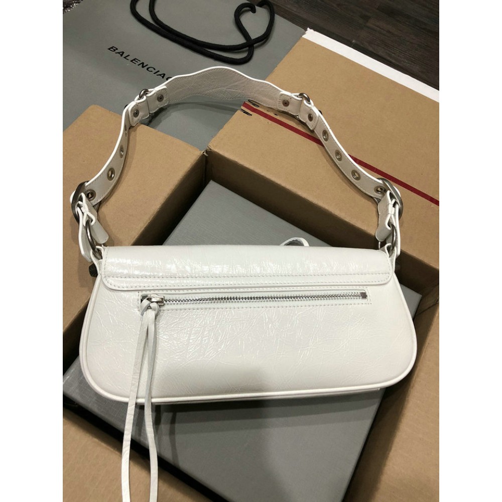 Balenciaga LE CAGOLE SMALL SLING BAG IN white 30x 14 x 4.5cm Bags