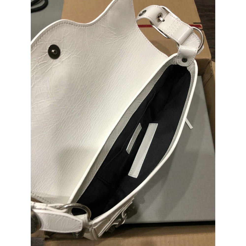 Balenciaga LE CAGOLE SMALL SLING BAG IN white 30x 14 x 4.5cm Bags