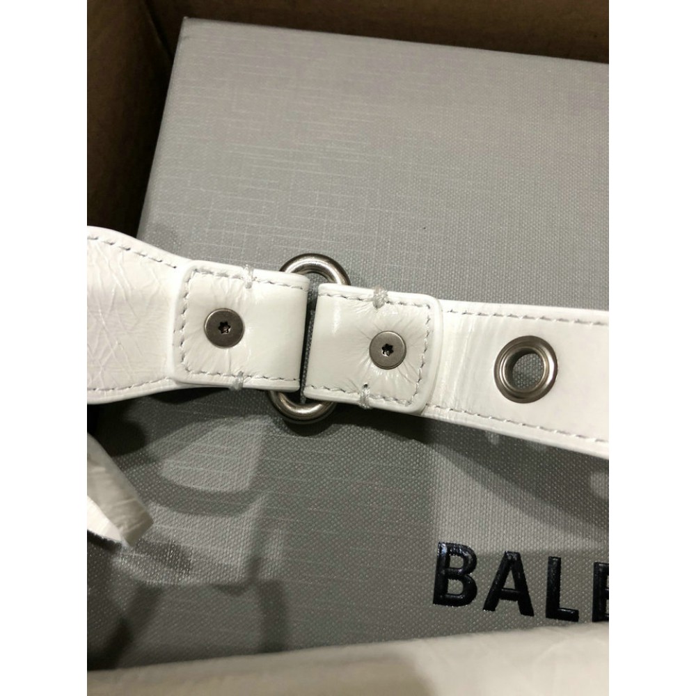 Balenciaga LE CAGOLE SMALL SLING BAG IN white 30x 14 x 4.5cm Bags