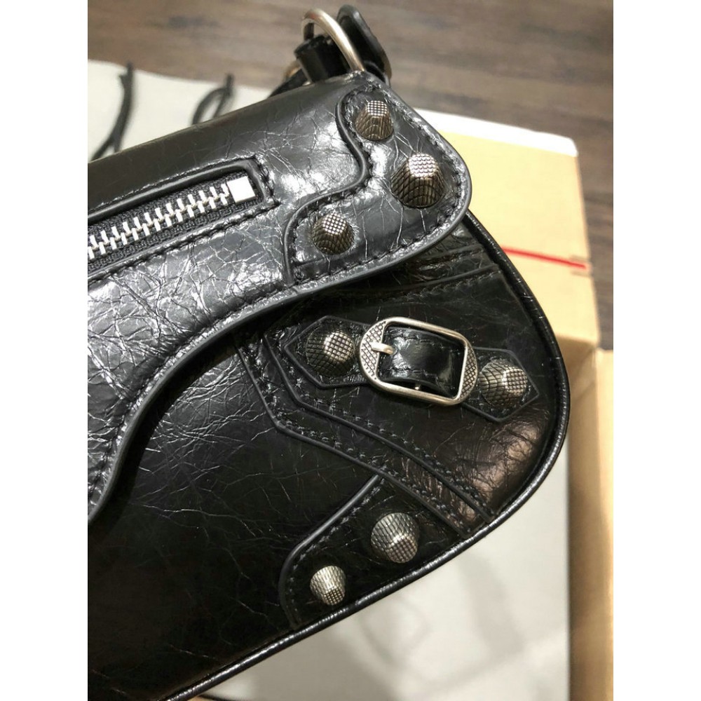 Balenciaga LE CAGOLE SMALL SLING BAG IN BLACK 30x 14 x 4.5cm Bags