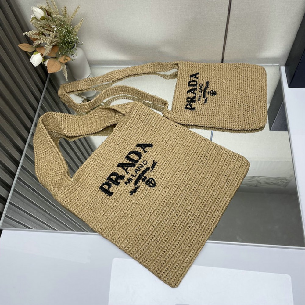 Prada Crochet tote bag 40x45cm 1BC182 Bags