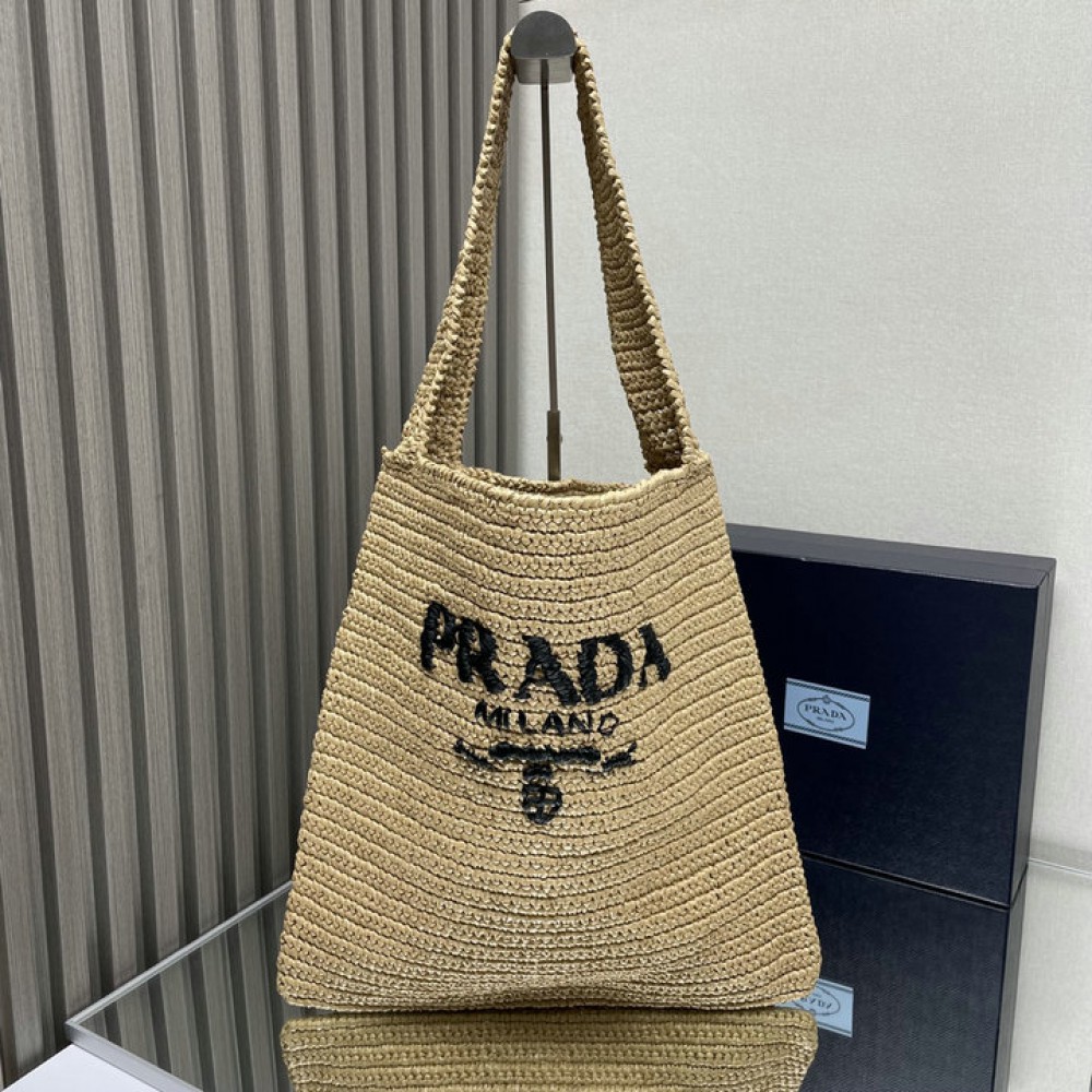 Prada Crochet tote bag 40x45cm 1BC182 Bags