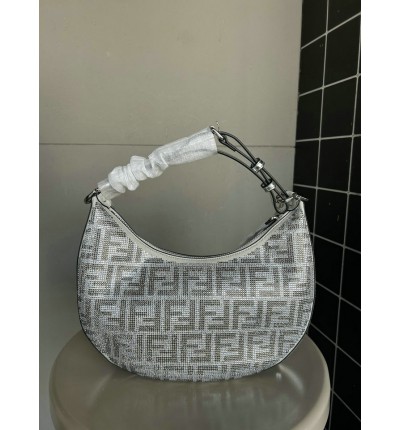 Fendi Graphy crystals bag 29x24.5x10cm