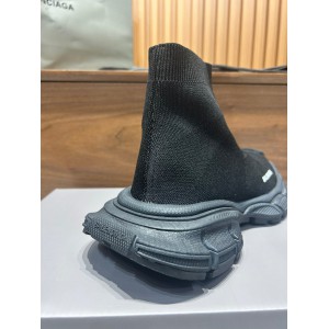 Balenciaga 3XL socks sneakers 36-42 total black Shoes