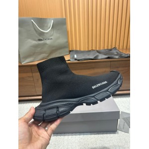 Balenciaga 3XL socks sneakers 36-42 total black Shoes