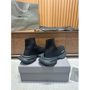 Balenciaga 3XL socks sneakers 36-42 total black Shoes