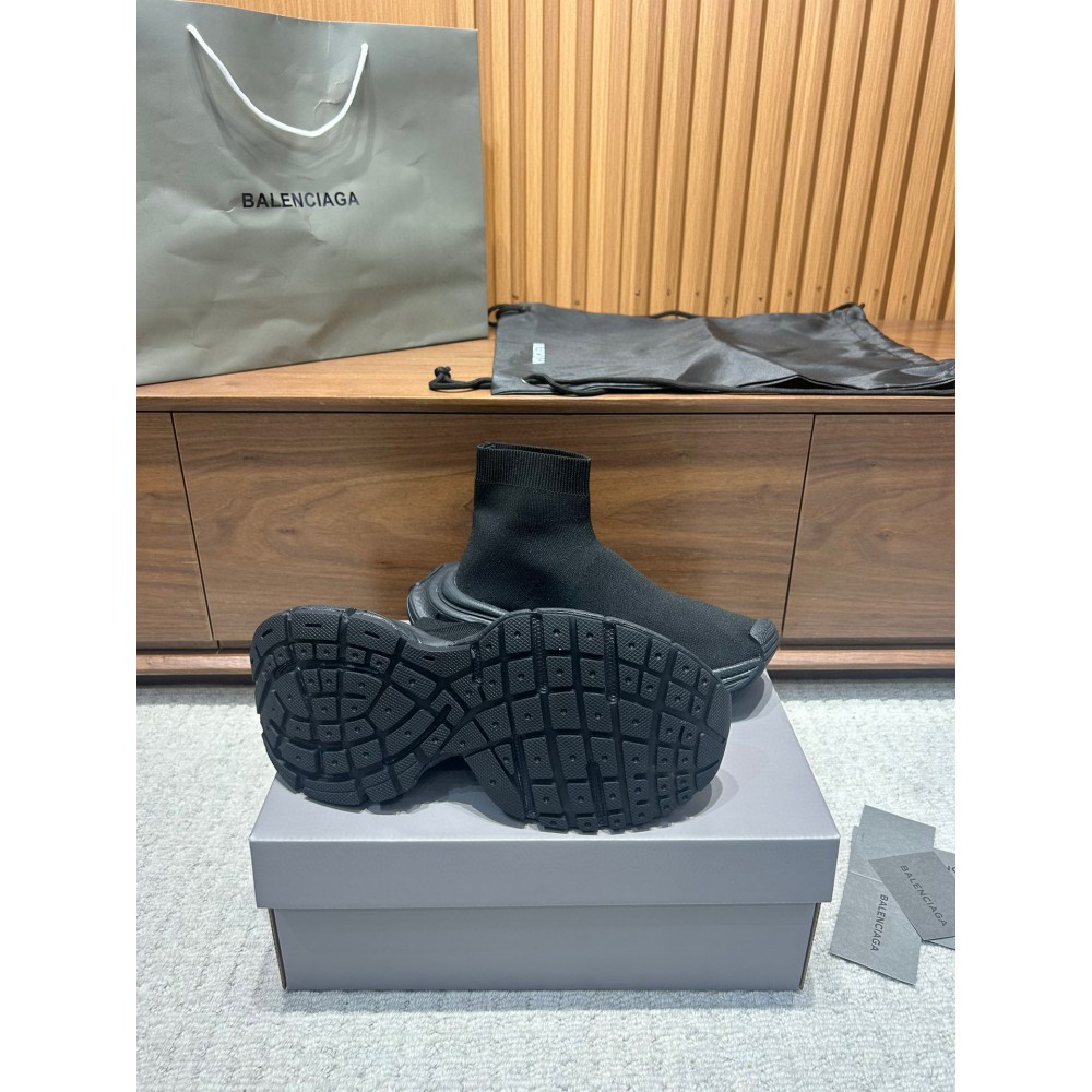 Balenciaga 3XL socks sneakers 36-42 total black Shoes