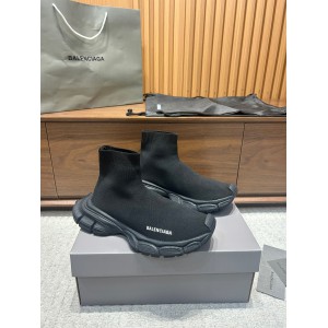 Balenciaga 3XL socks sneakers 36-42 total black Shoes
