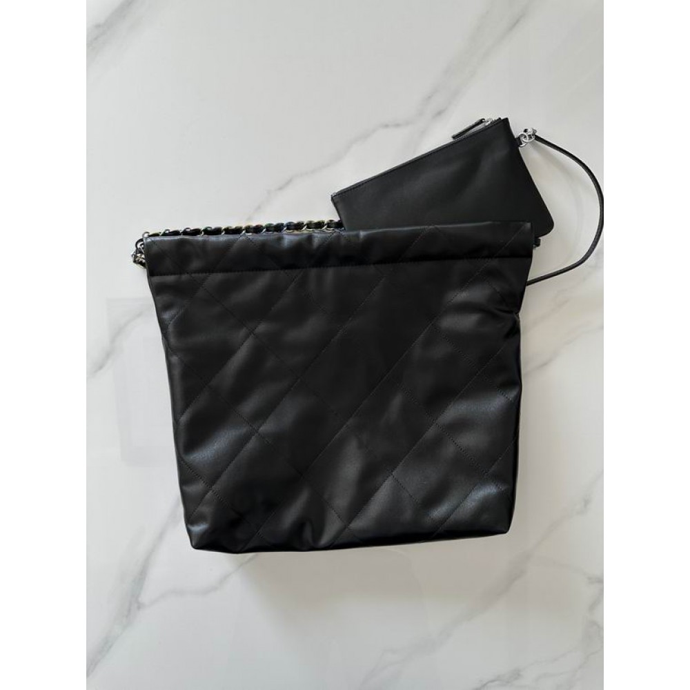 Chanel22 39x42x8cm total black Bags