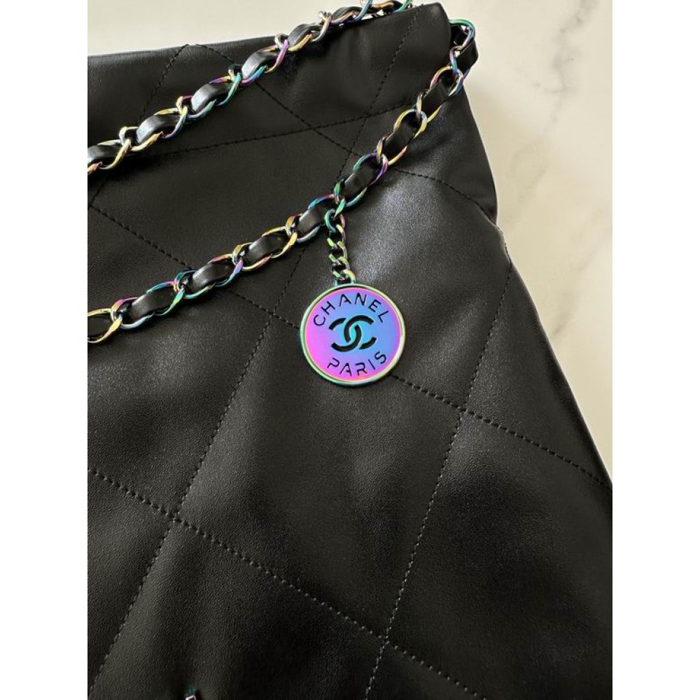 Chanel22 39x42x8cm total black Bags