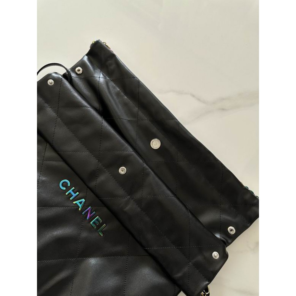 Chanel22 39x42x8cm total black Bags