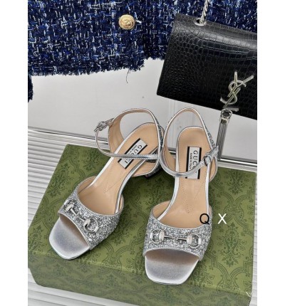 Gucci horsebit sandals 5.5cm