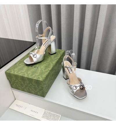 Gucci horsebit sandals 8.5cm