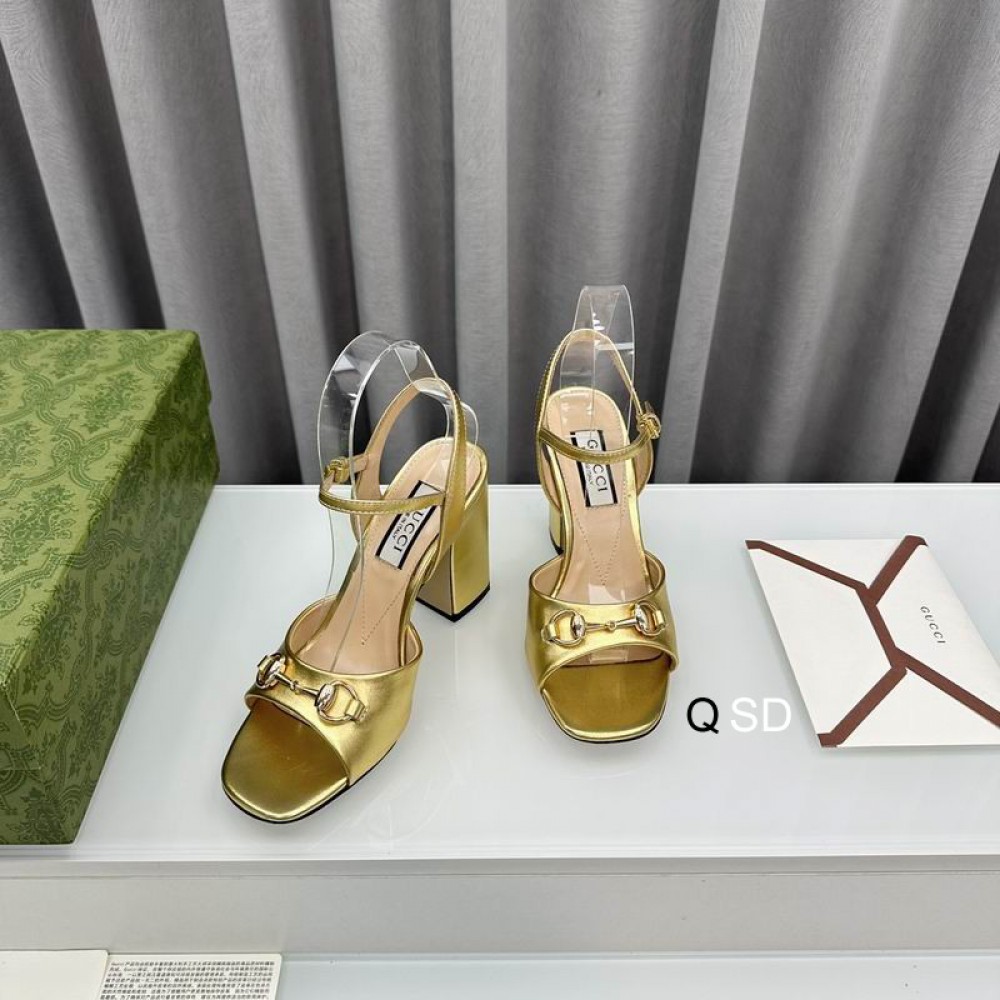 Gucci horsebit sandals 8.5cm