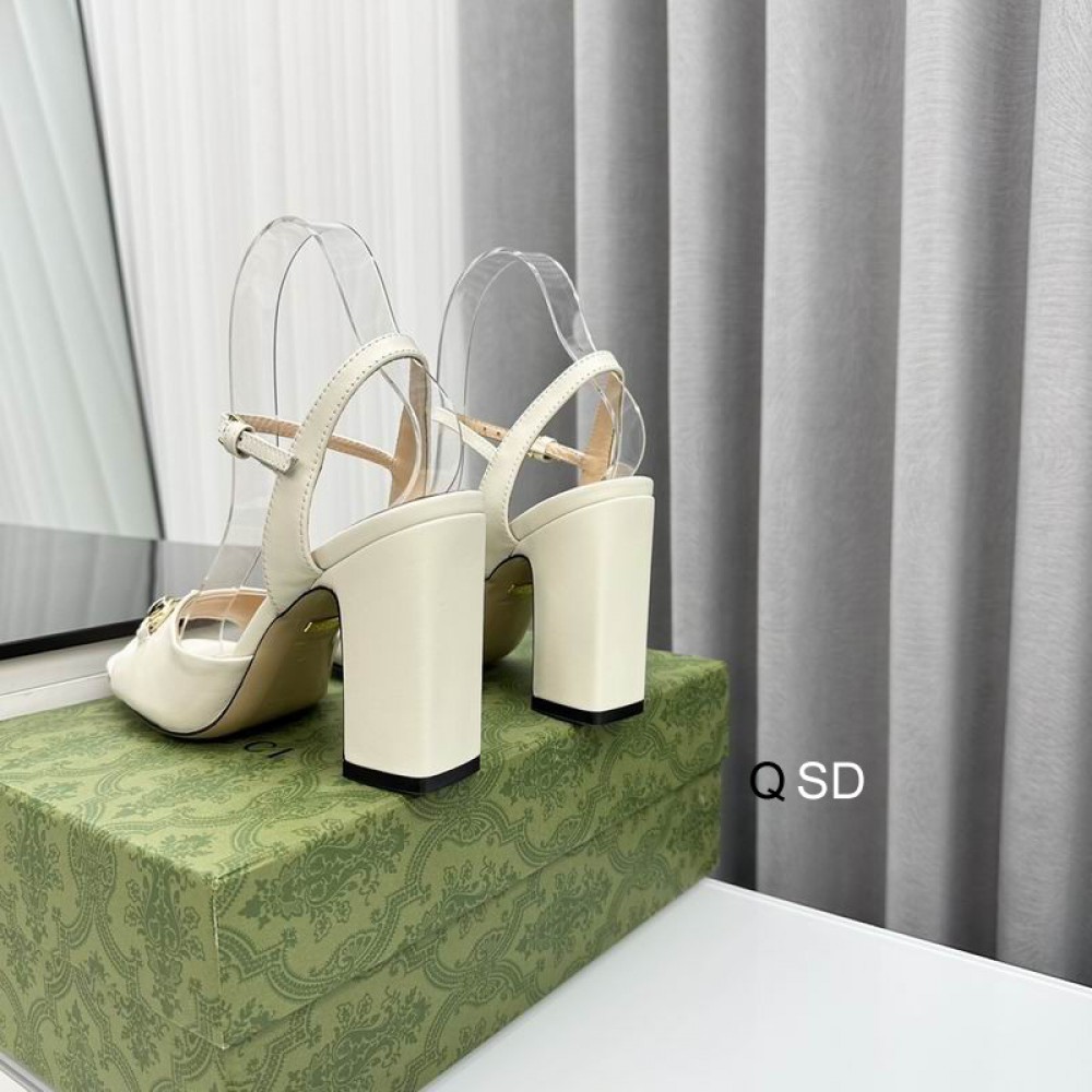Gucci high heel 8cm 36-42 white Shoes