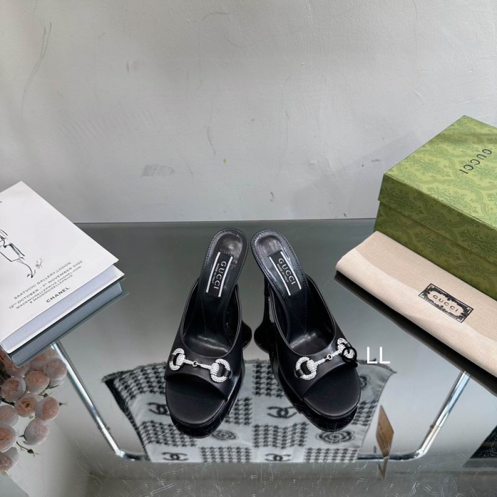 Gucci high heel 9.5cm 36-42 black Shoes