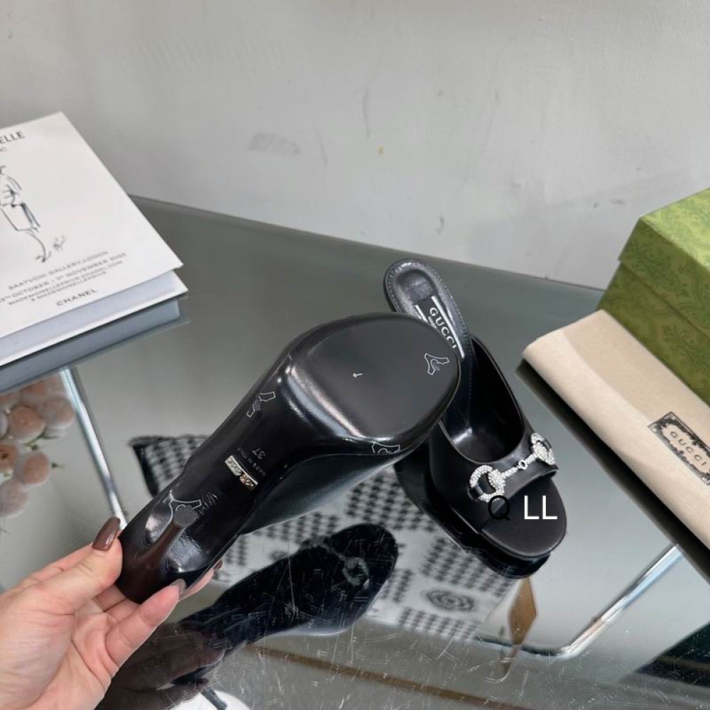 Gucci high heel 9.5cm 36-42 black Shoes