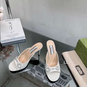 Gucci high heel 9.5cm 36-42 white glossy Shoes