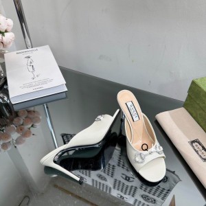 Gucci high heel 9.5cm 36-42 white glossy Shoes