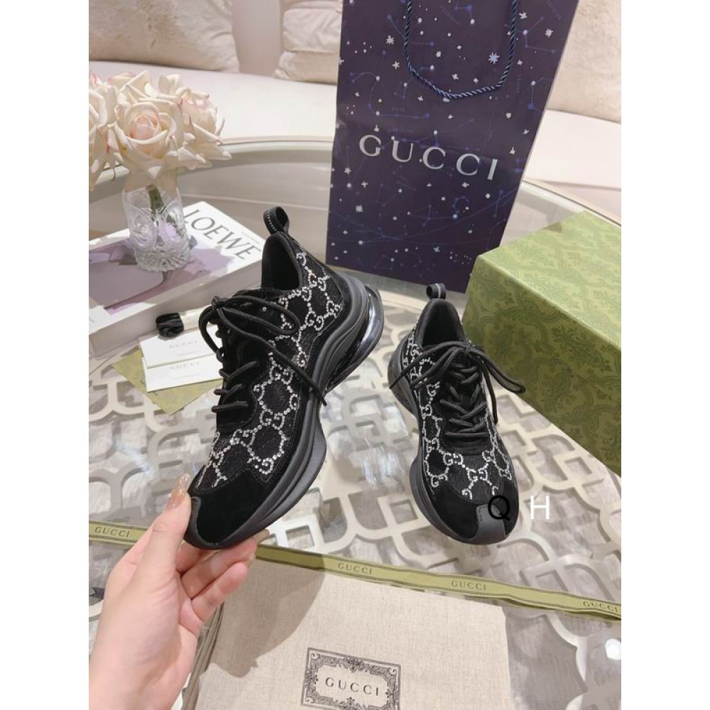 Gucci women sneakers 36-42 black Shoes