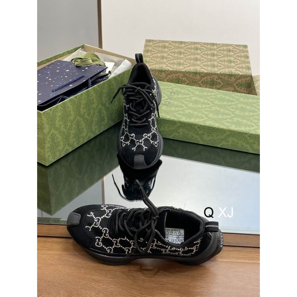 Gucci women sneakers 36-42 black Shoes