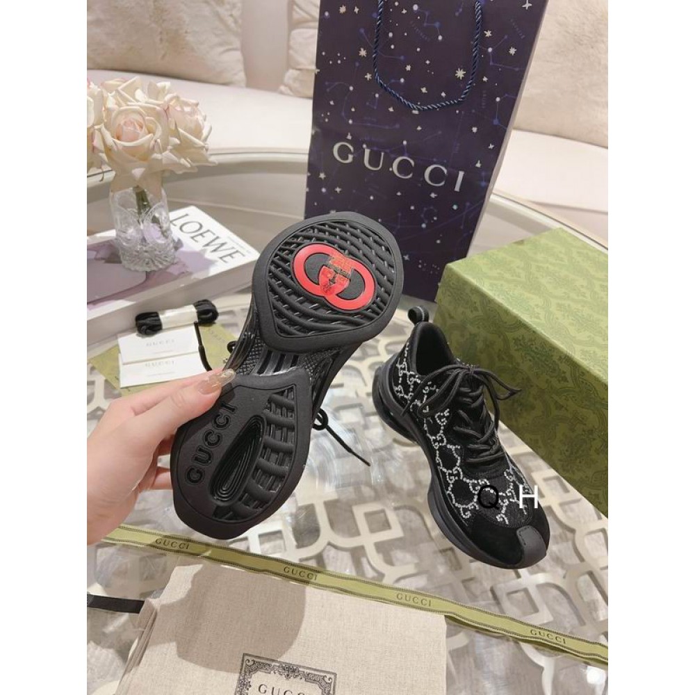 Gucci women sneakers 36-42 black Shoes
