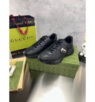 Gucci leather sneakers 36-46 black