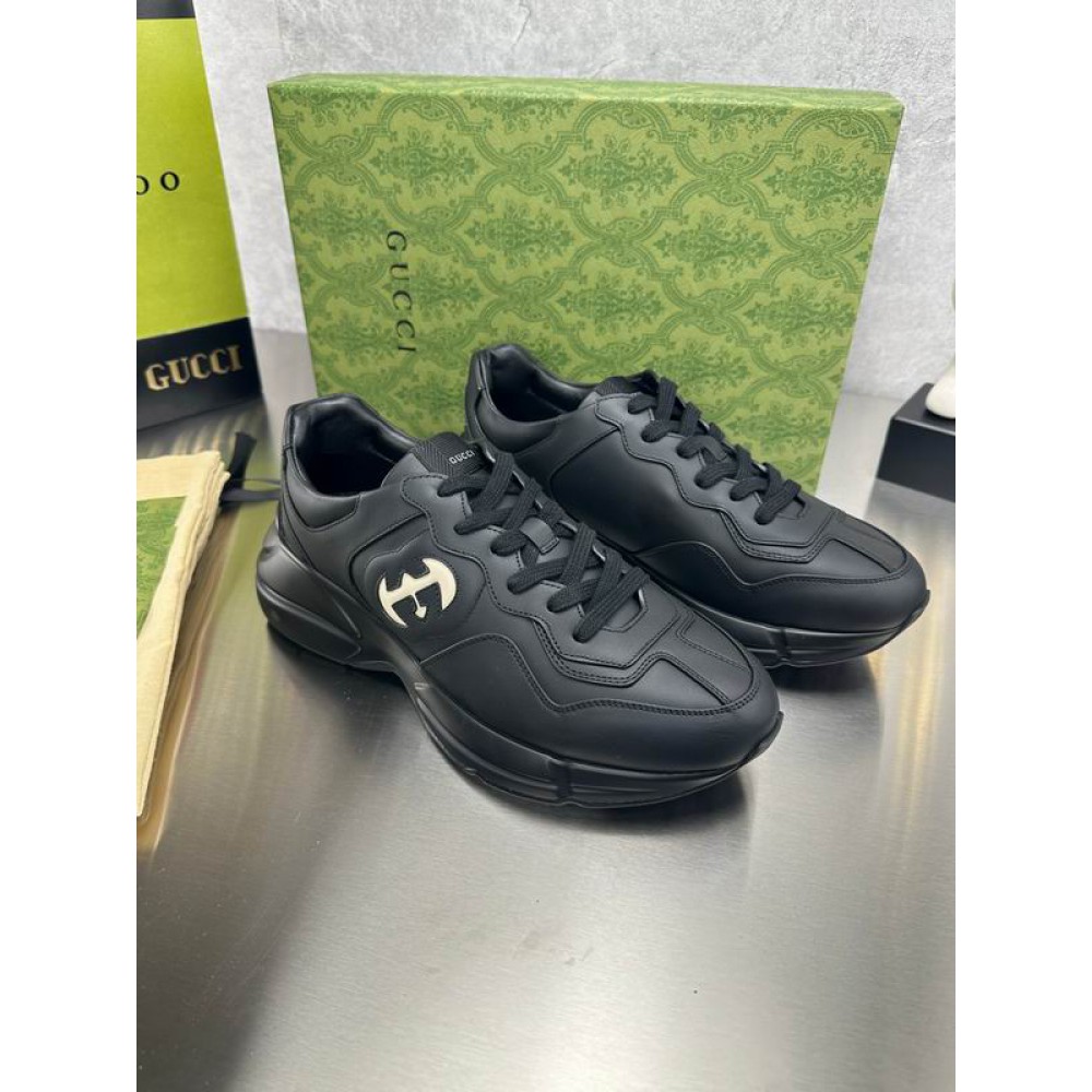 Gucci leather sneakers 36-46 black Shoes