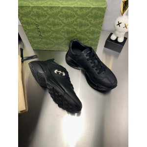 Gucci leather sneakers 36-46 black Shoes