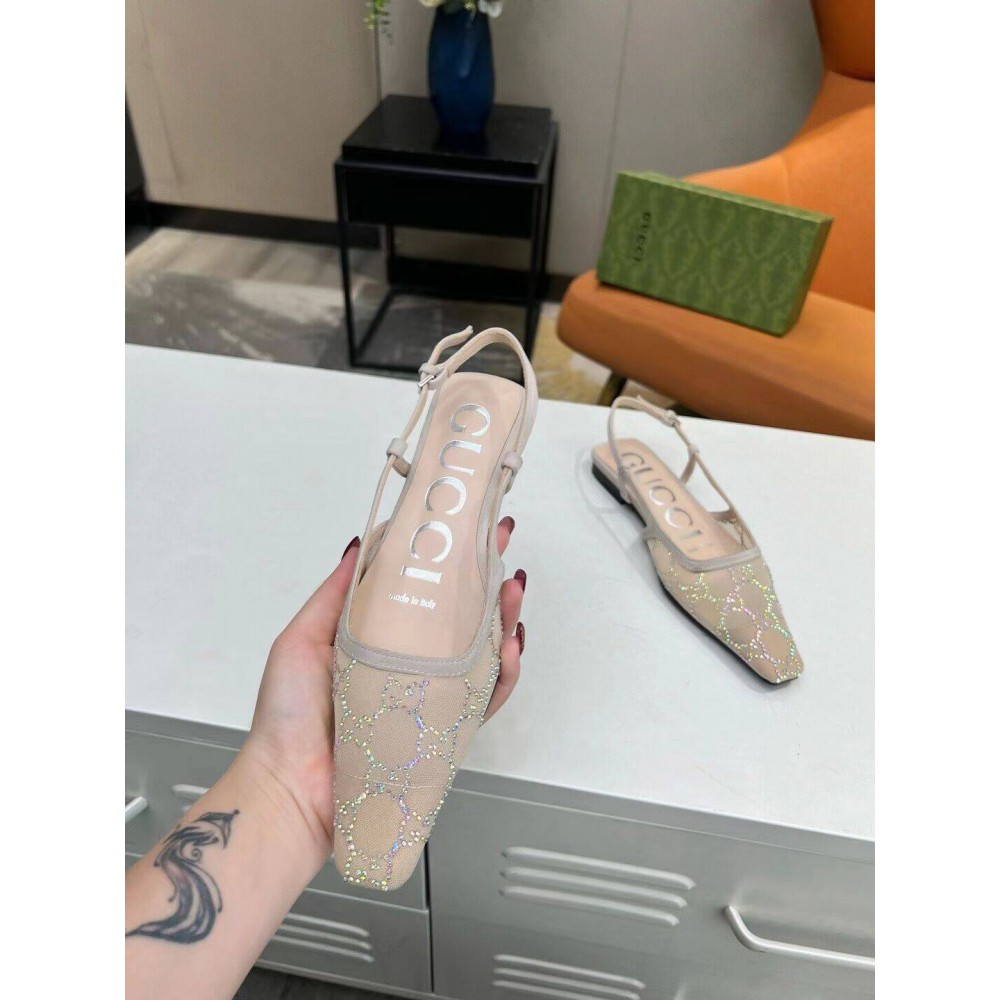 Gucci GG slingback ballet flat 36-42 Shoes