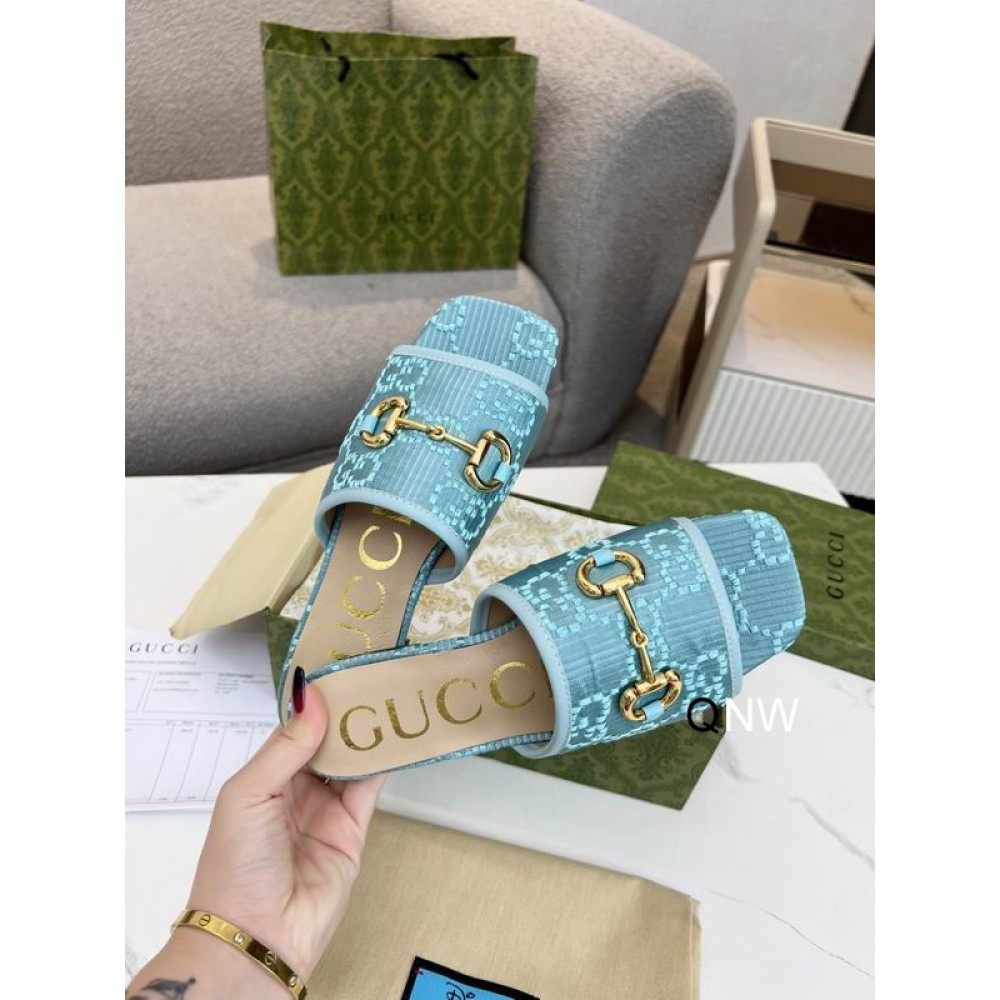 Gucci slides horsebit 36-42 blue Shoes