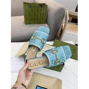 Gucci slides horsebit 36-42 blue Shoes