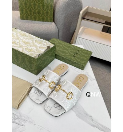 Gucci slides horsebit 36-42 white