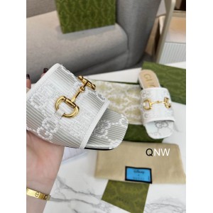 Gucci slides horsebit 36-42 white Shoes