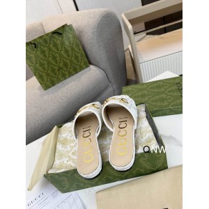 Gucci slides horsebit 36-42 white Shoes