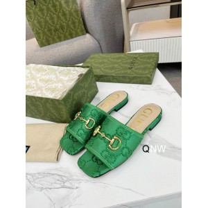 Gucci slides horsebit 36-42 green Shoes